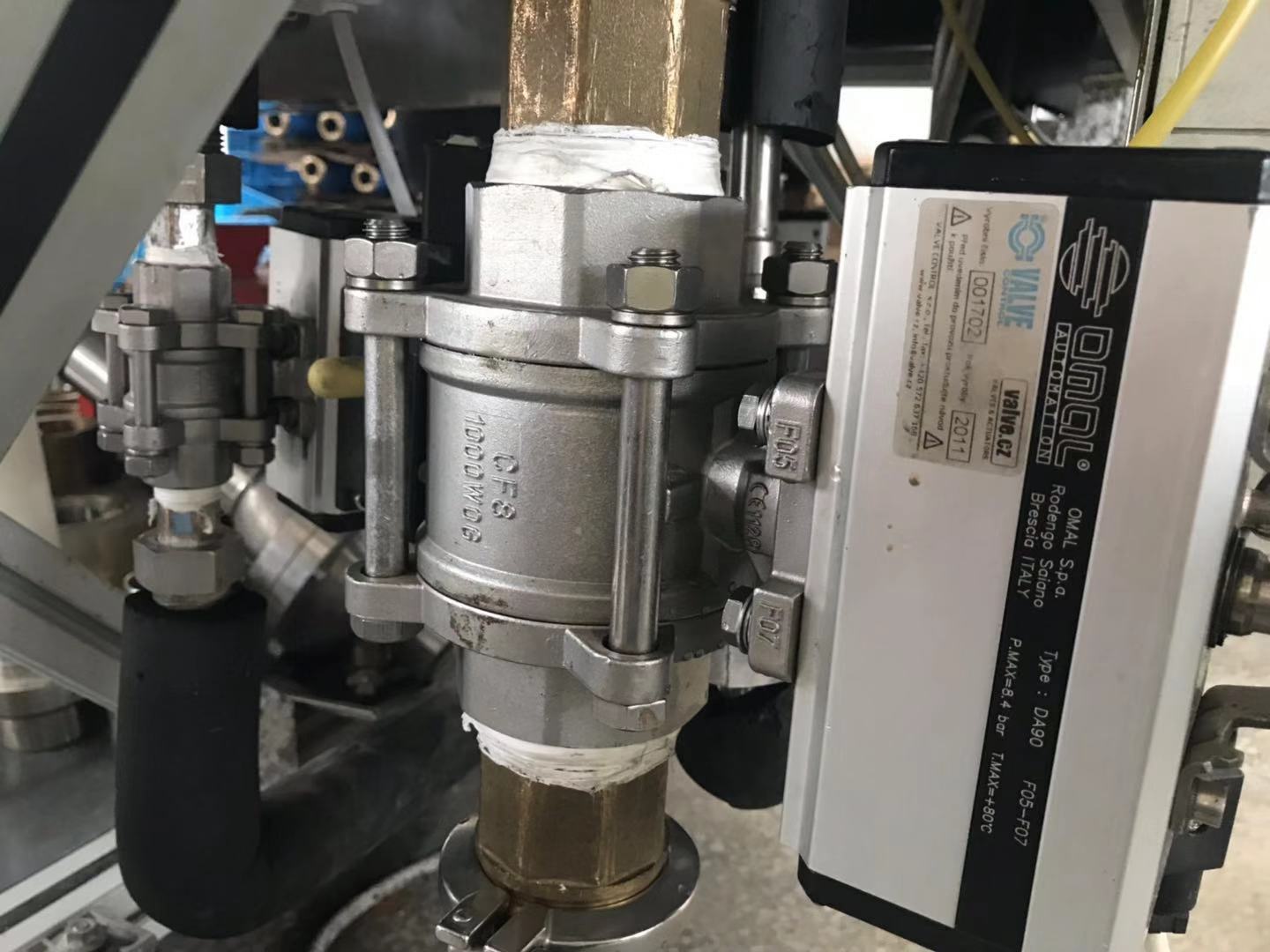 OMAL氣動球閥在水表校驗設備上的應用